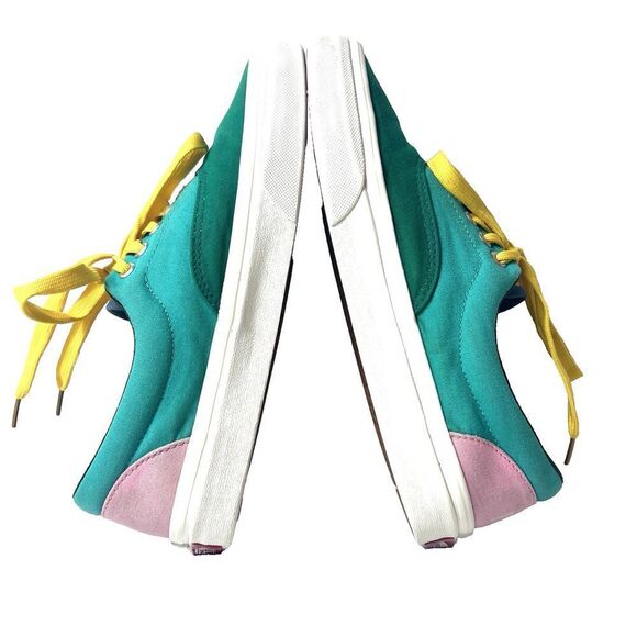 Vans Customs Old Skool Skate Shoes Multicolor Canvas Women's 8.5 Sneaker Low Top - Picture 5 of 11